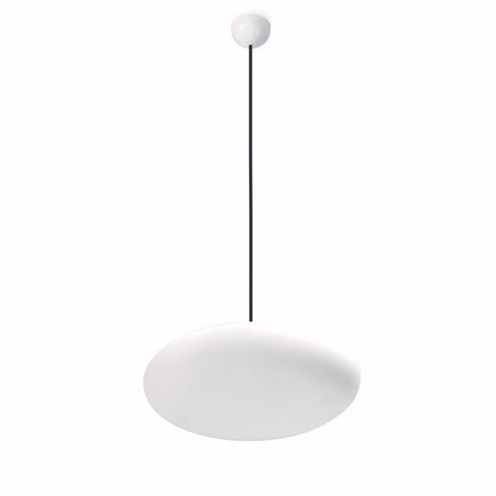 Lampada a sospensione da cucina bianco ovale linea light oh!smash ip65