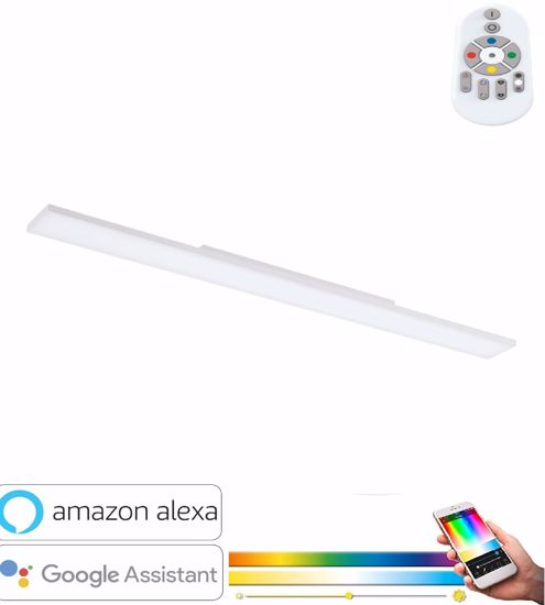 Plafoniera led 120x10 34w rgb controllo con app