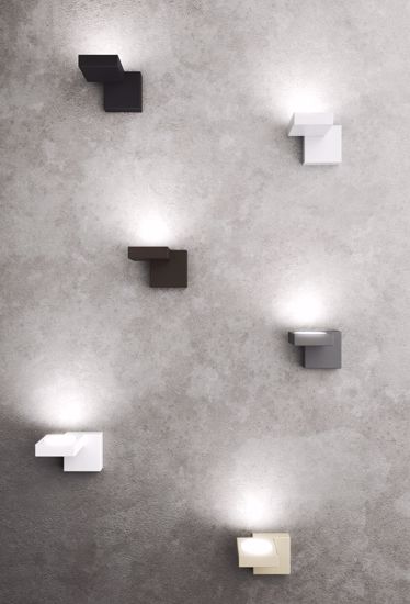Toplight up applique da parete assemblabile colore sabbia design moderna