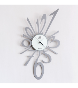Orologio da parete colore alluminio moderno design
