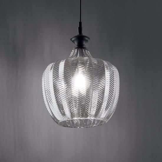 Lord sp1 ideal lux lampadario da cucina contemporaneo vetro decorato