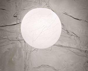 Carta sp1 d60 lampada a sospensione sfera bianca effetto carta ideal lux