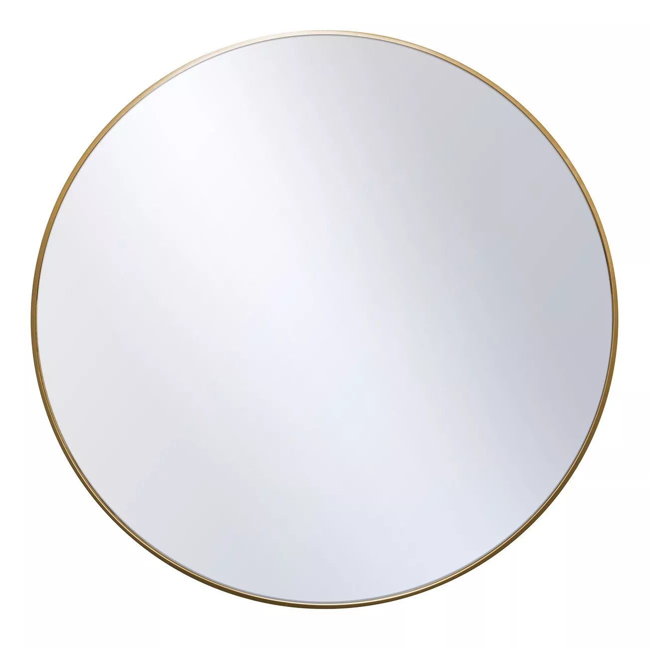 Specchio da parete tondo ø80 cm in color oro Cilly