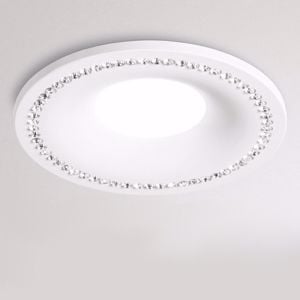 Faretto da incassso controsoffitto cristalli strass gea luce coralie