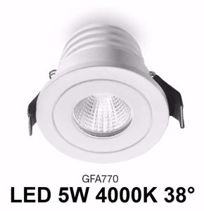 Faretto incasso  5w 4000k bianco rotondo gea luce alya