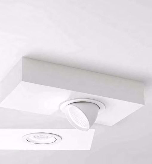 Gea luce faretto da incasso  chandra 40w 3000k bianco