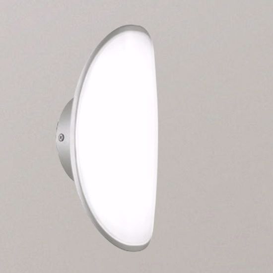 Applique da esterno 13w gea luce rhea grigio 4000k