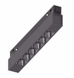 Ideal lux ego led 7w osram 3000k modulo incasso nero monofase lego