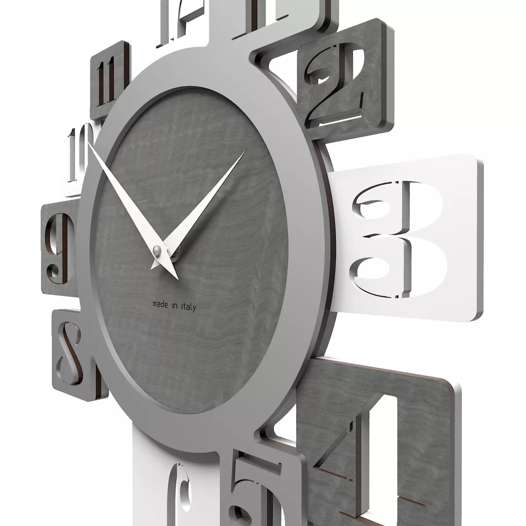 Orologio da parete Russell design moderno di CalleaDesign