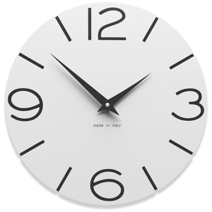 CalleaDesign Russell orologio da parete moderno legno noce