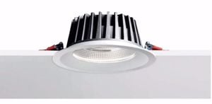 Faro da incassom led 30w 3000k dali dimmerabile rotondo bianco 220-240v