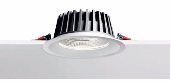 Faro da incasso  30w 3000k dali dimmerabile rotondo bianco 220-240v