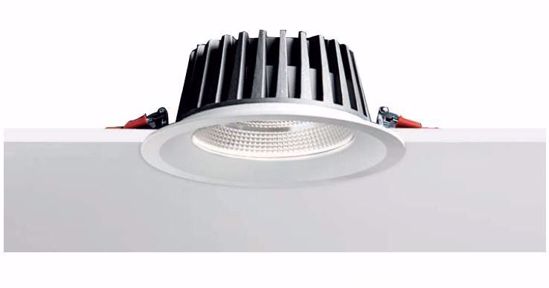 Faro a led da incasso a soffitto 220-240v 30w 4000k rotondo bianco