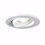 Faretto da incasso  rotondo orientabile bianco 9w 3000k dimmerabile 220-240v