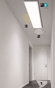 Pannello led 120x30 plafoniera con sensore movimento 33w 4000k