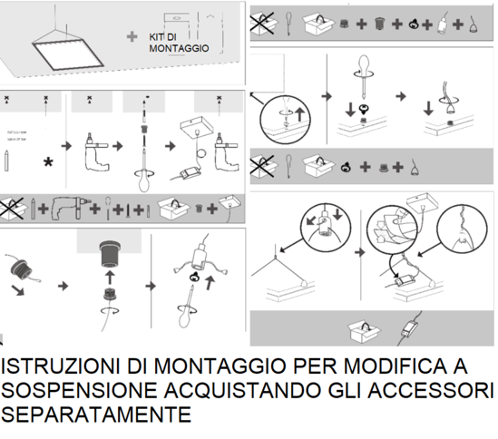 Pannello led 30x30 plafoniera 16w 4000k quadrato da soffitto