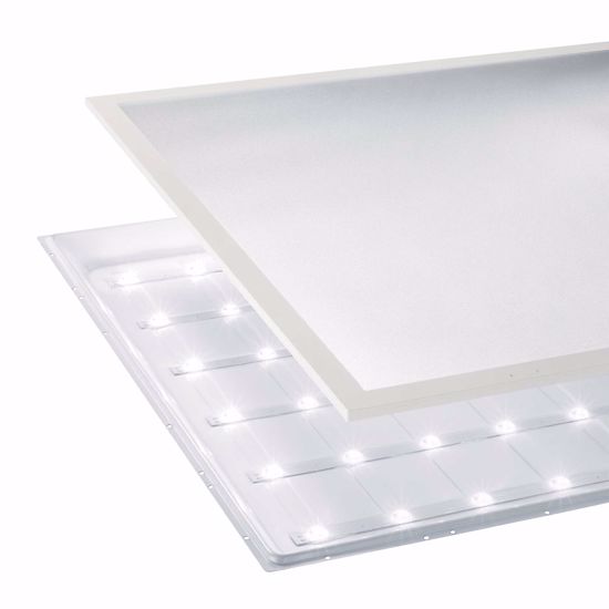 Ideal lux led panel fi 3000k cri90 confezione n2 pannelli led da incasso