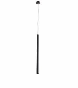 Ondaluce lampadario led pendente tube per isola cucina nero 5w 3000k