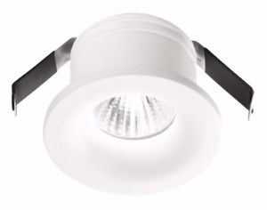 Faretto incasso  per controsoffitto 4w 3000k bianco gea luce gaia