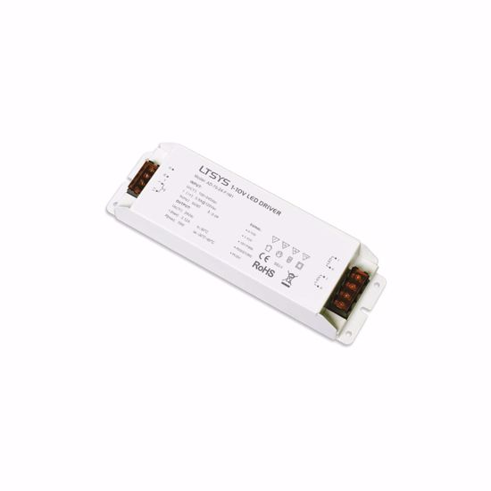 Driver 1-10v 75w dimmer push per strip led 24v ip20