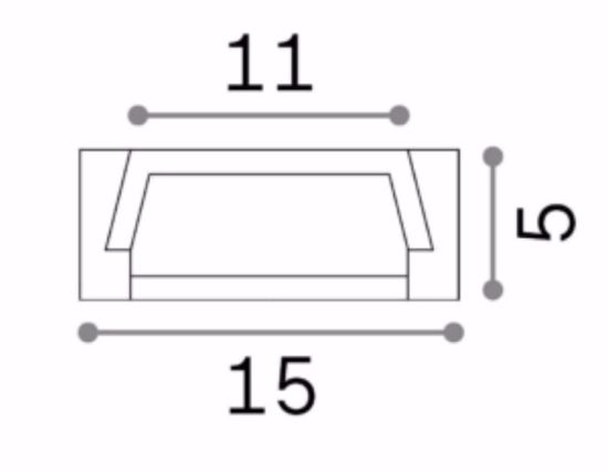 Ideal lux slot sur profilo esterno 1mt bianco con kit diffusore per strip max 11mm