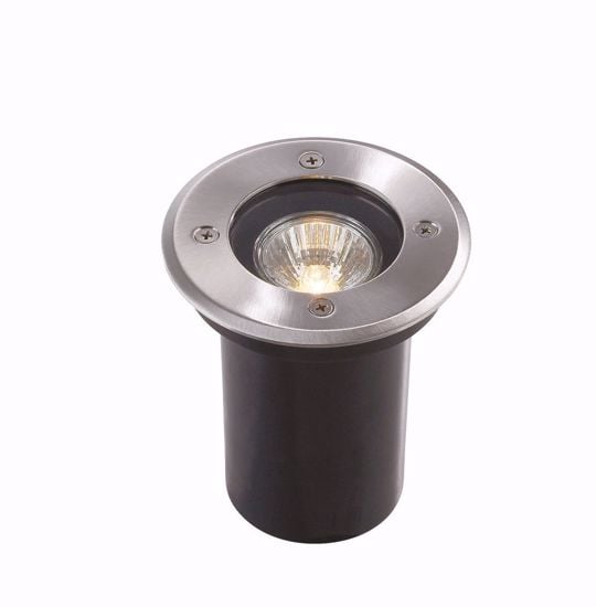 Park pt round small ideal lux faretto da incasso pavimento per esterno ip65