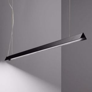 V-line sp ideal lux lampadario moderno nero led 20w 3000k