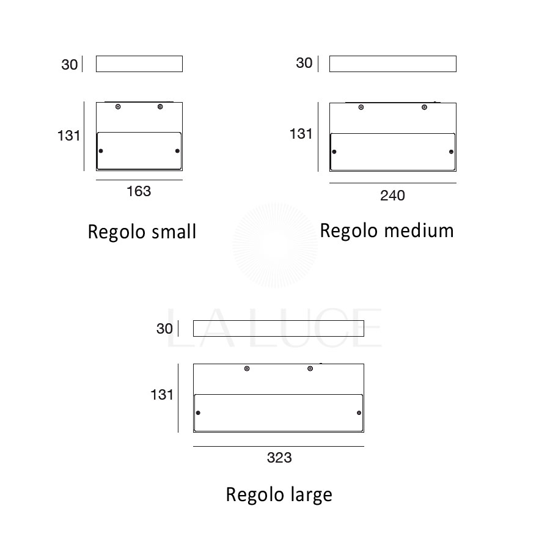 Linealight regolo applique led 24w bianco