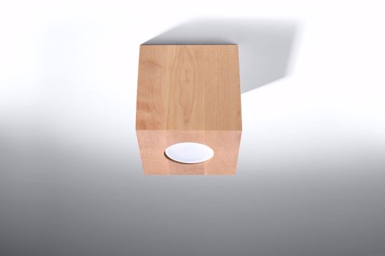 Faretto led di legno cubo da soffitto