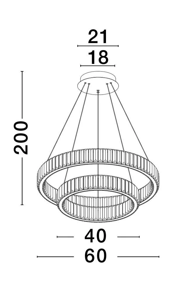 Lampadario lusso moderno mazzola luce anello oro led dimmerabile