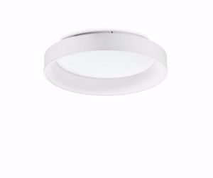 Ziggy pl d060 plafoniera led tonda bianco 60cm 3000k per salotto ideal lux