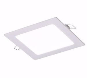 Faretto da incasso led quadrato bianco a soffitto 220-240v 6w 4000k