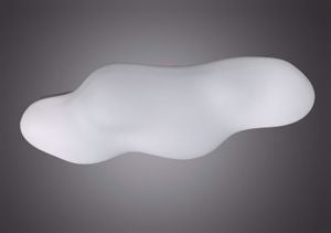 Plafoniera da bagno design nuvola bianca polietilene ip44