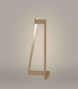 Abat jour lampada da comodino moderna led 5w 3000k oro