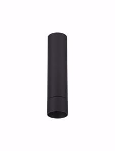 Faretto led da soffitto cilindro nero 5w 3000k per interni