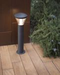 Lampioncino paletto da giardino moderno led 10w 3000k antracite