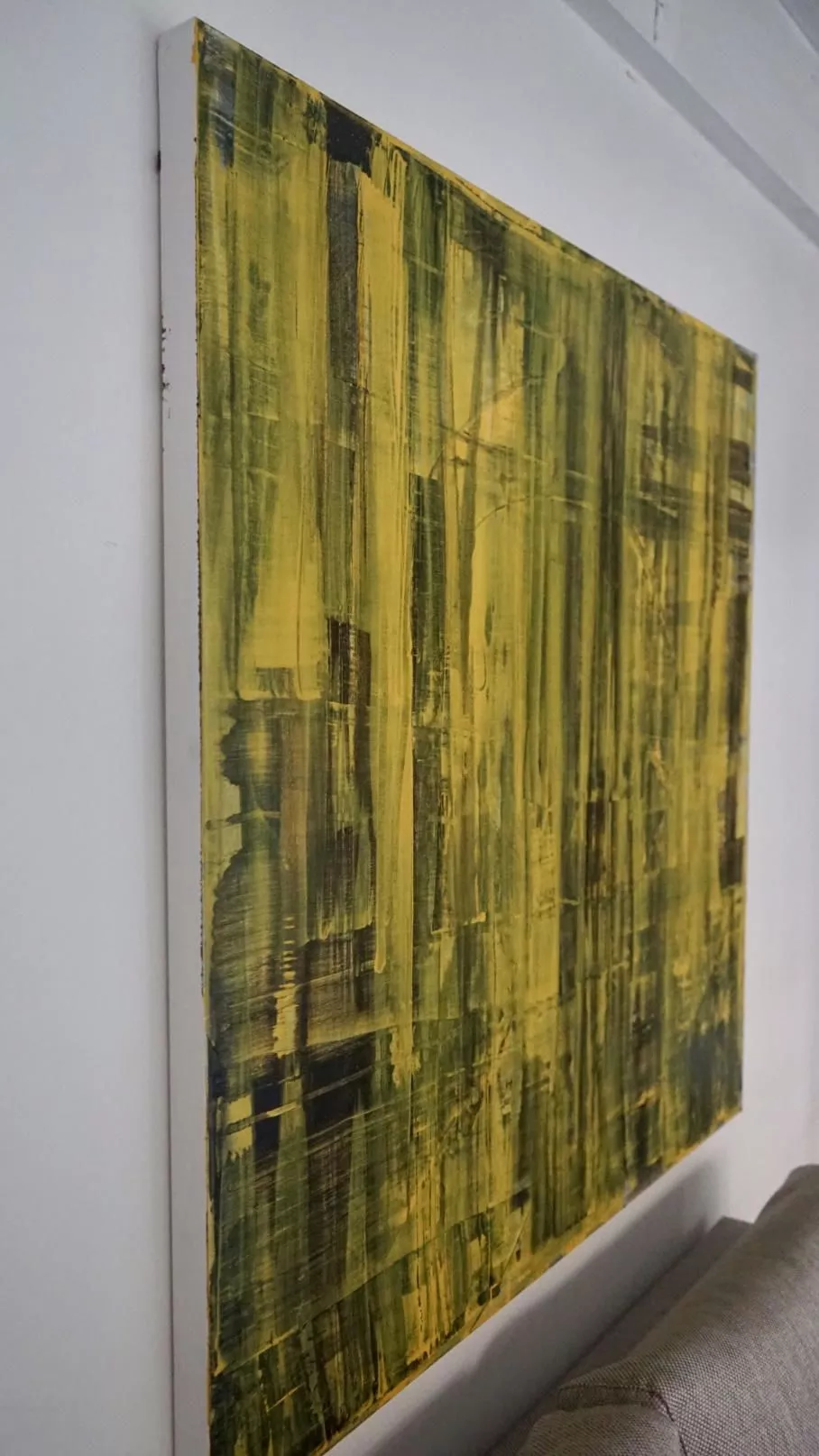 Quadro astratto Selnar giallo 200 x 120 cm