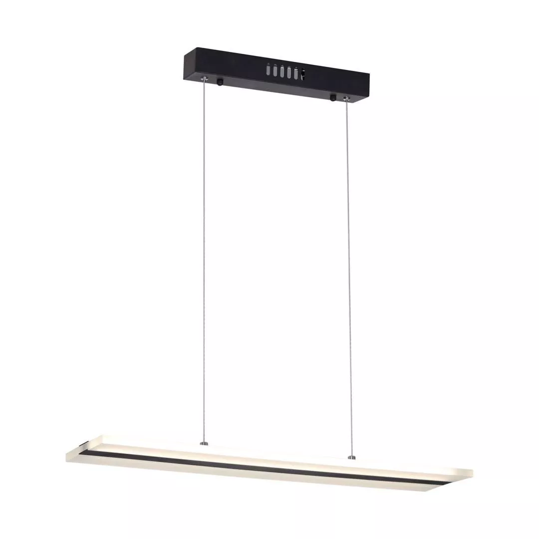 Lampadario per cucina moderna nero led 36w 4000k - 7CD7