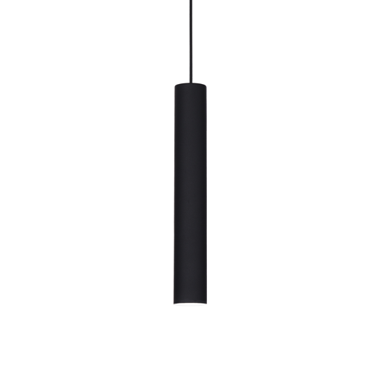 Ideal lux look sp1 d06 lampada a sospensione per isola cucina cilindro nero