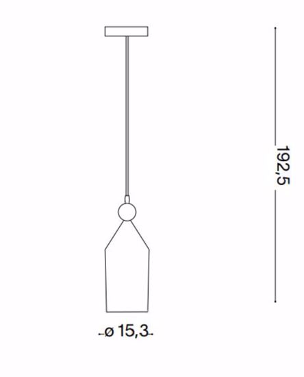 Triade-1 sp1 ideal lux lampada da cucina a sospensione antracite