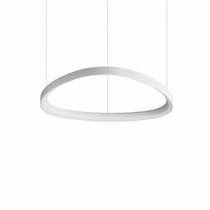 Gemini sp d061 bianco ideal lux lampadario moderno led 48w 3000k