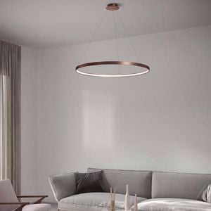 Sforzin anello lampadario moderno metallo bronzo led 3000k