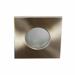 Faretto per bagno doccia da soffitto quadrato nickel ip65