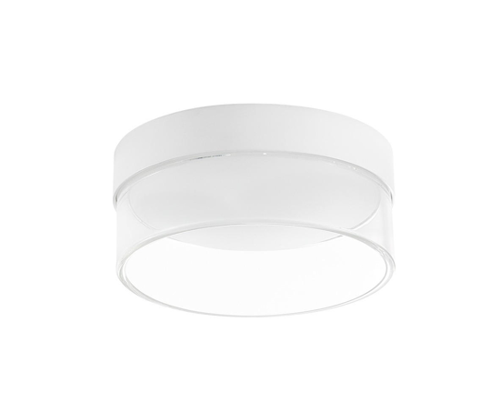 Faretto led da soffitto crumb linea light 15w 3000k tondo bianco