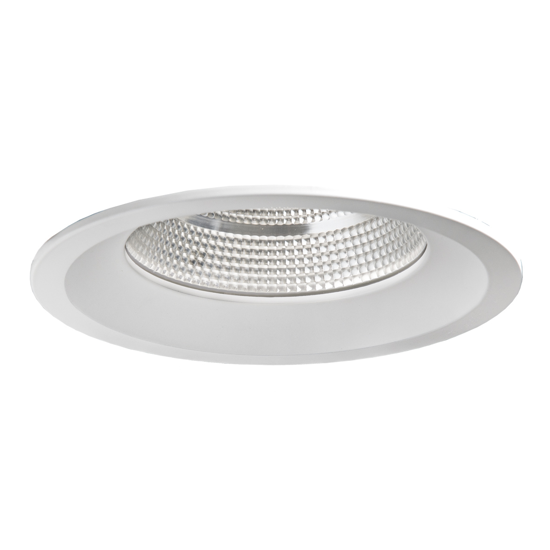 Faro da incasso  a soffitto in cartongesso 36w 3000k bianco rotondo 220-240v