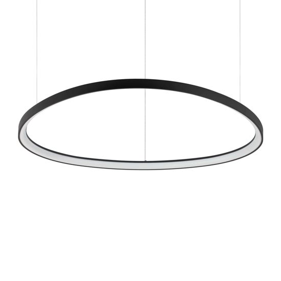 Lampadario moderno led 80w 3000k gemini sp d105 nero ideal lux