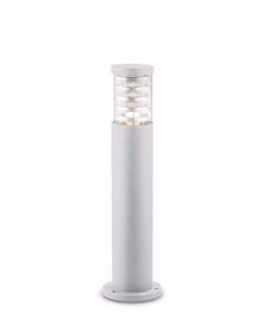Ideal lux tronco pt1 h60 lampioncino da giardino moderno bianco ip65