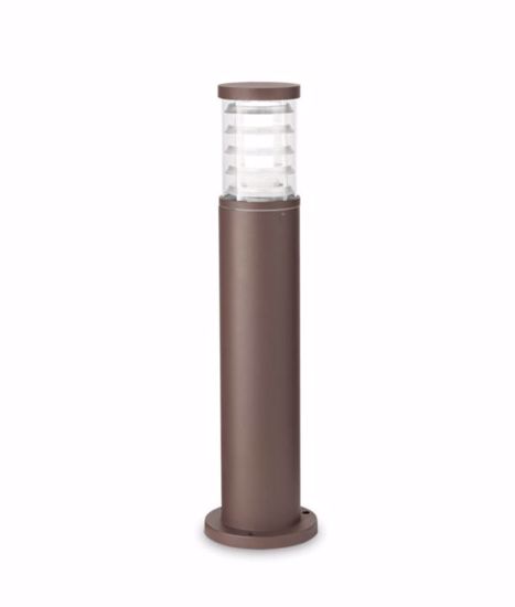 Tronco pt1 h60 lampione marrone da giardino ip65 ideal lux