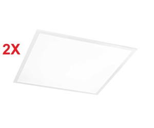 Ideal lux led panel led recessed frame da incasso confezione 2 pannelli