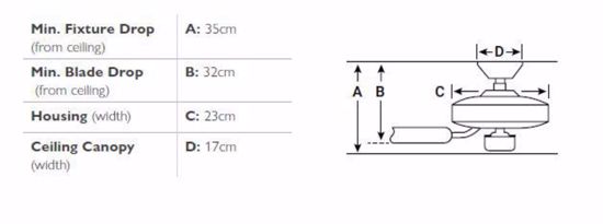 Ventilatore moderno da soffitto ambienti da 15 a 30mq nichel tre pale inverter con telecomando